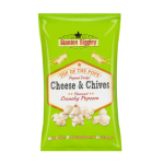 Stanton Biggley Cheese & Chives Flavoured Crunchy Popcorn 90g